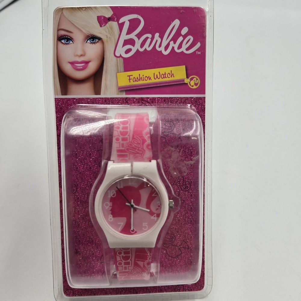 Mattel Barbie Kids Pink Fashion Wrist Watch RARE SEALED UNTESTED Age 3+